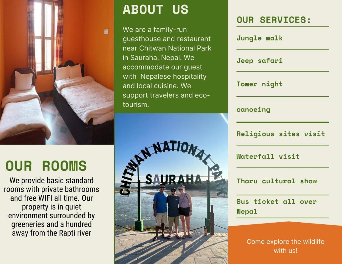Tara Guesthouse - Sauraha,Chitwan Luaran gambar